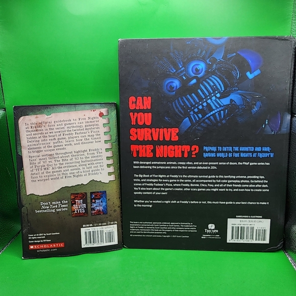 2 Five Nights at Freddy's Book Lot-Unofficial Survival Guide The Freddy Files - Picture 2 of 6